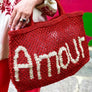 AMOUR JUTE BAG / see more colors