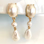 PEARLS LINEAR EARRINGS