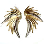Vintage Bicolor Angel Wings Earrings