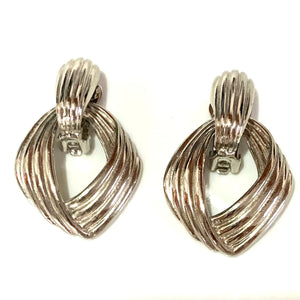 Vintage Silver 90s Dangle Earrings