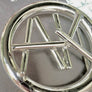Round Custom Initials Interchangeable Belt Buckle