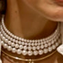 Four Strands Pearl Choker Necklace