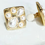 Vintage Statement Stud Multi Pearl Earrings