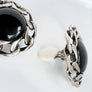 Vintage Oversized Chain Stud Earrings