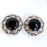 Vintage Oversized Chain Stud Earrings