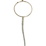 Pearl Lariat Ring Necklace Set of 3