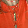 BELIEVE Unisex Word Plate Pendant