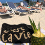 JUTE CÉST LA VIE- SMALL / BLACK