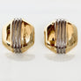 Vintage Bicolor Classic Stud Earrings