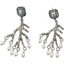 Elegant Pearl Coral Shape Earring