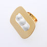 Rectangle Triple Pearl Satelite Ring