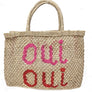 OUI OUI SMALL JUTE BAG/ more colors