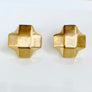 Vintage Botton Earrings