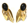 Aretes vintage doble hoja, detalle del diseño