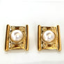 Vintage Pearl Stud Earrings