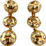 Vintage Dangle Crystal Earrings