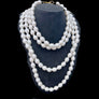 60cm Long Chunky Pearls Trend Necklace