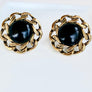 Vintage Oversized Chain Stud Earrings