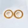 Vintage Cabouchon Stud Earrings