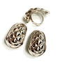 Maxi Quilted Drop Earrings