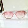 French Rose Aviator Trendy Sunglasses