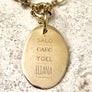 Oval Custom Name Plate Pendant