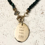 Oval Custom Name Plate Pendant