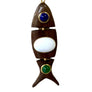 Wooden Fish Charm with Cabouchon