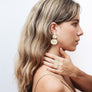 Pearls Cosmos Antena Earrings