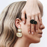 Pearls Cosmos Antena Earrings