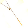 Delicate Movement Lariat Necklace
