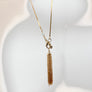Delicate Movement Lariat Necklace