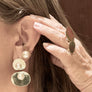 Pearls Cosmos Antena Earrings