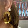 Rectangle Satelite Earrings