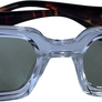 Clear / Carey Trendy Sunglasses