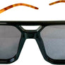 Black / Carey & Brown Aviator Trendy Sunglasses