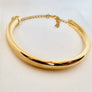 Maxi Tube Ring Type Collar Necklace