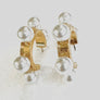 Jupiter Gold Plated Pearls Hoops Earrings