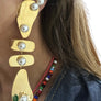 Maxi Cosmos Pearl Antena Earrings