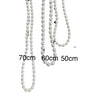 70cm Long Chunky Pearls Trend Necklace