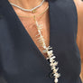 Ring Type Necklace with long nacar string