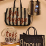 JUTE BON VOYAGE - SMALL / BLACK