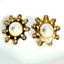 Vintage Maxi Sun Shape Earrings