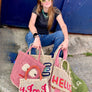 BISOU JUTE BAG X-SMALL / RED