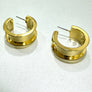 Jupiter Gold Plated Hoops Earrings