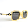 Butter Yellow Square Trendy Sunglasses