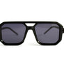 Black / Black Aviator Trendy Sunglasses