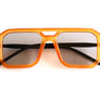 Orange Square Trendy Sunglasses