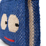 HAPPY FACE JUTE BAG/ XSMALL / BLUE