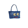 HAPPY FACE JUTE BAG/ XSMALL / BLUE